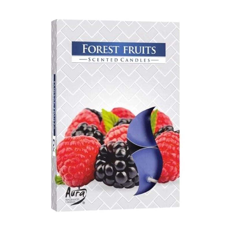 Уцінка! Ароматична свічка Bispol Scented Candle Forest Fruits, 6 шт (p15-13 a6)